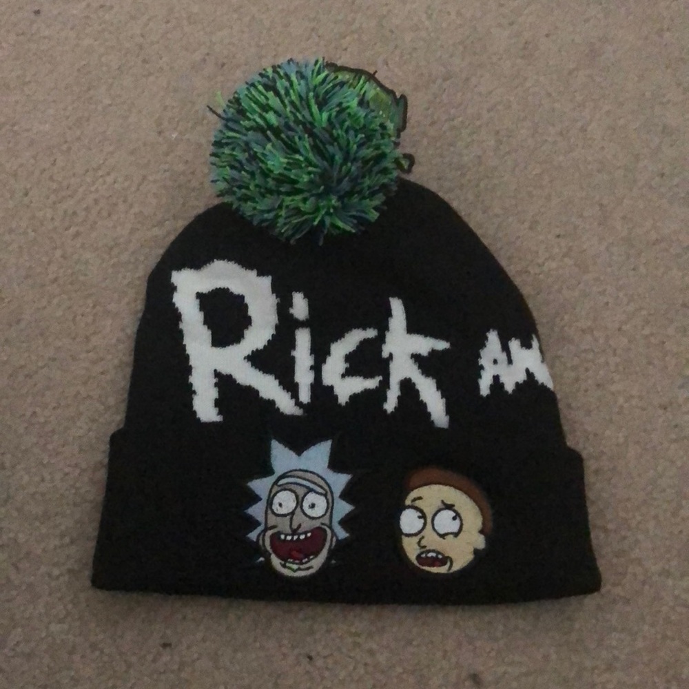 Rick and Morty knit hat